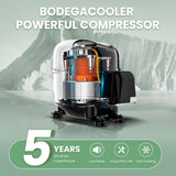 Refrigerador de coche de 12 voltios 4℉-68℉ congelador