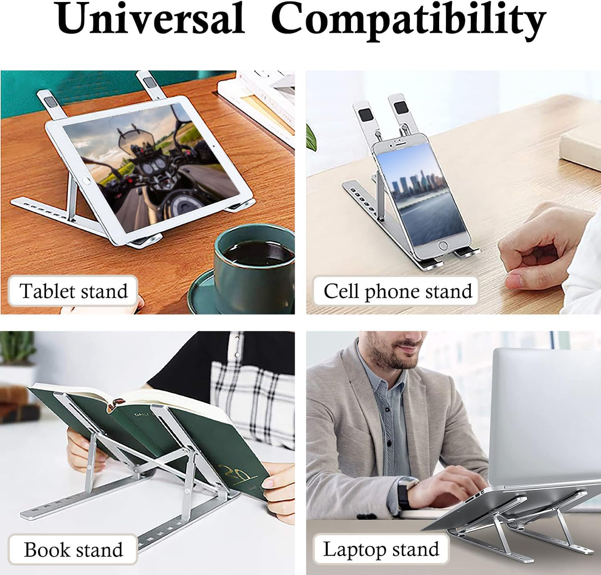 Soporte portátil para computadora de escritorio ajustable