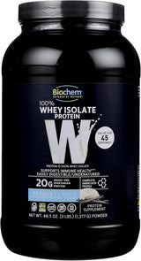Proteína en Polvo Whey Isolate Biochem, 20g Gras-Fed, Keto, 48.5 oz
