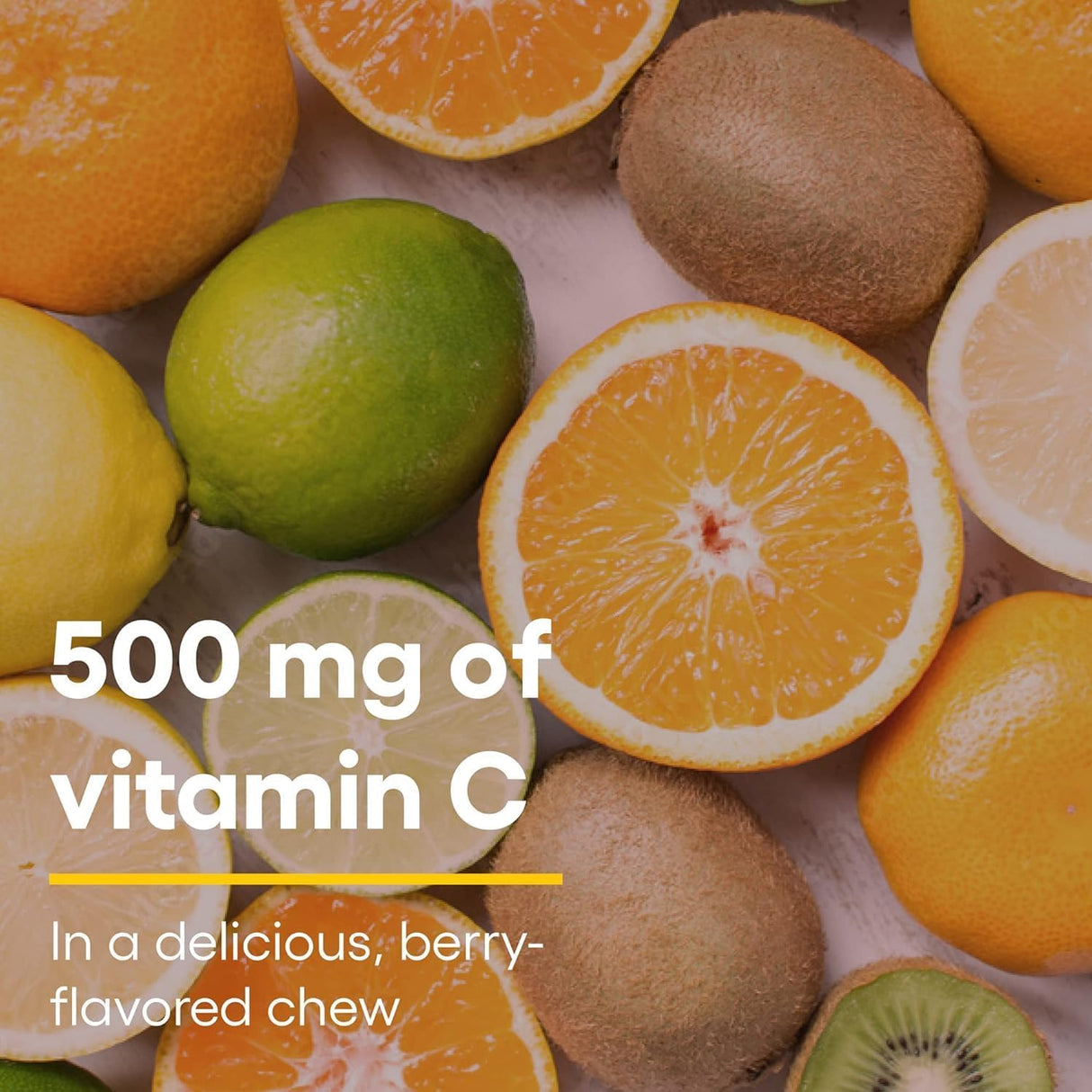 Vitamin C Masticable 500 mg, Natural Factors, 180 Wafers