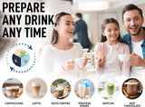 Batidor Eléctrico Zulay Kitchen para Leche y Bebidas - Negro