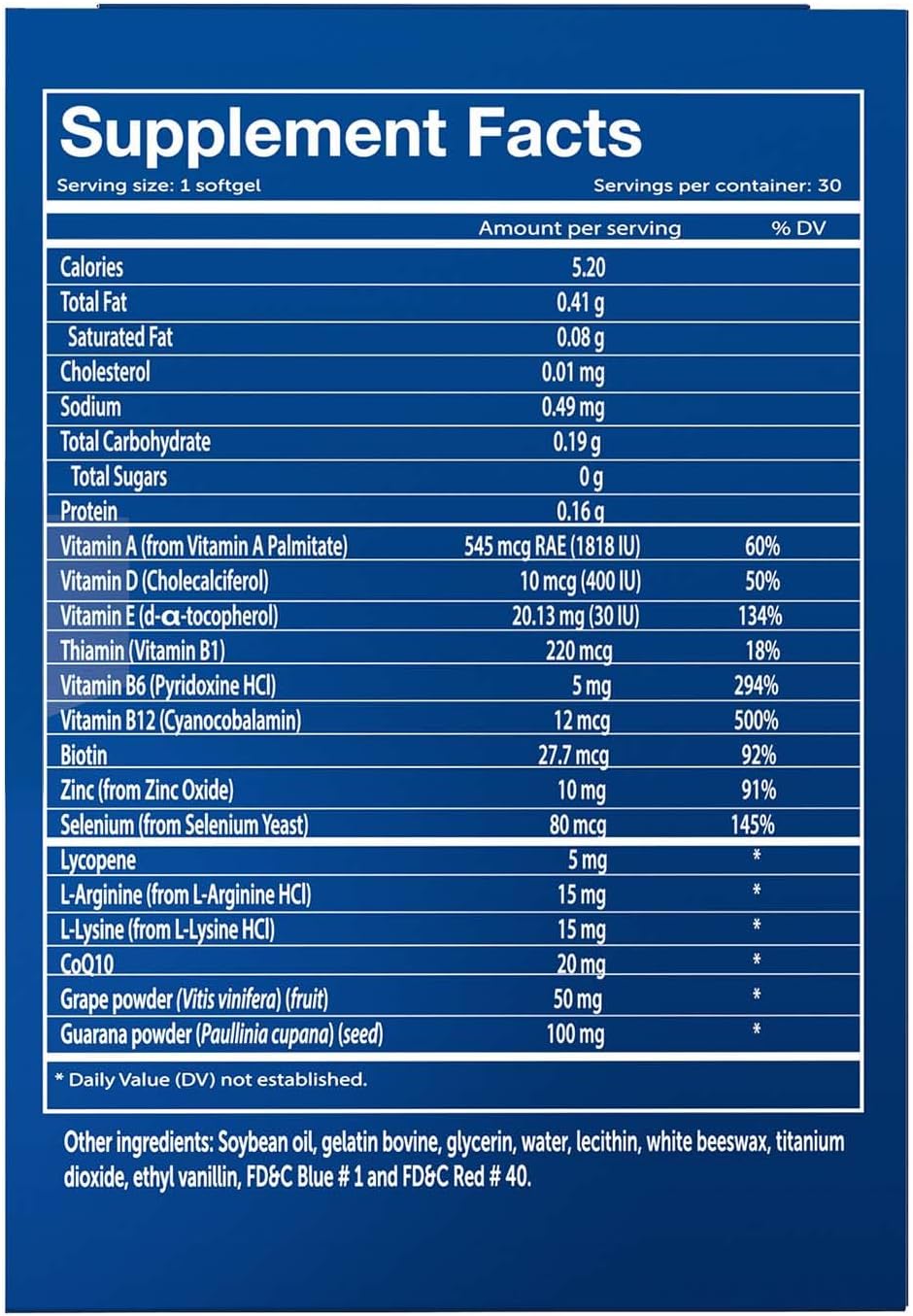 Suplemento Multivitamínico Protect For Men 30 Cápsulas CoQ10