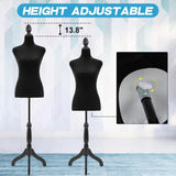Maniquí Torso Ajustable BLKMTY para Costura y Exhibición 49-63