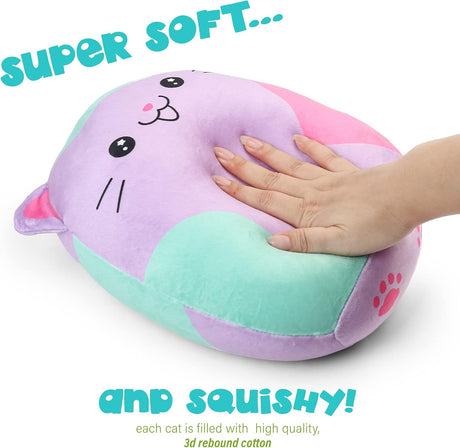 Peluches de gatos juego de 3 para niños