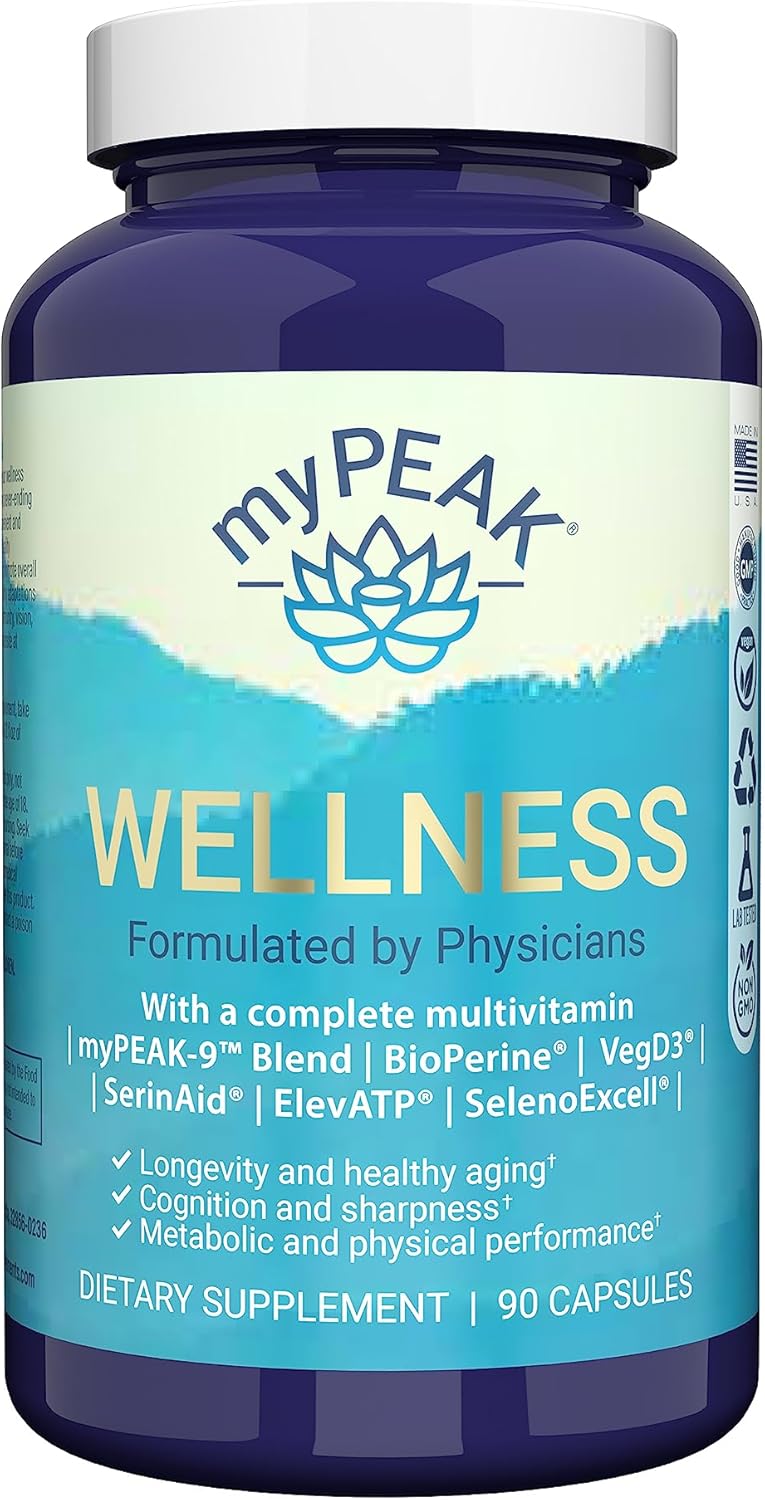 Suplemento Multivitamina Vegana con ElevATP Resveratrol