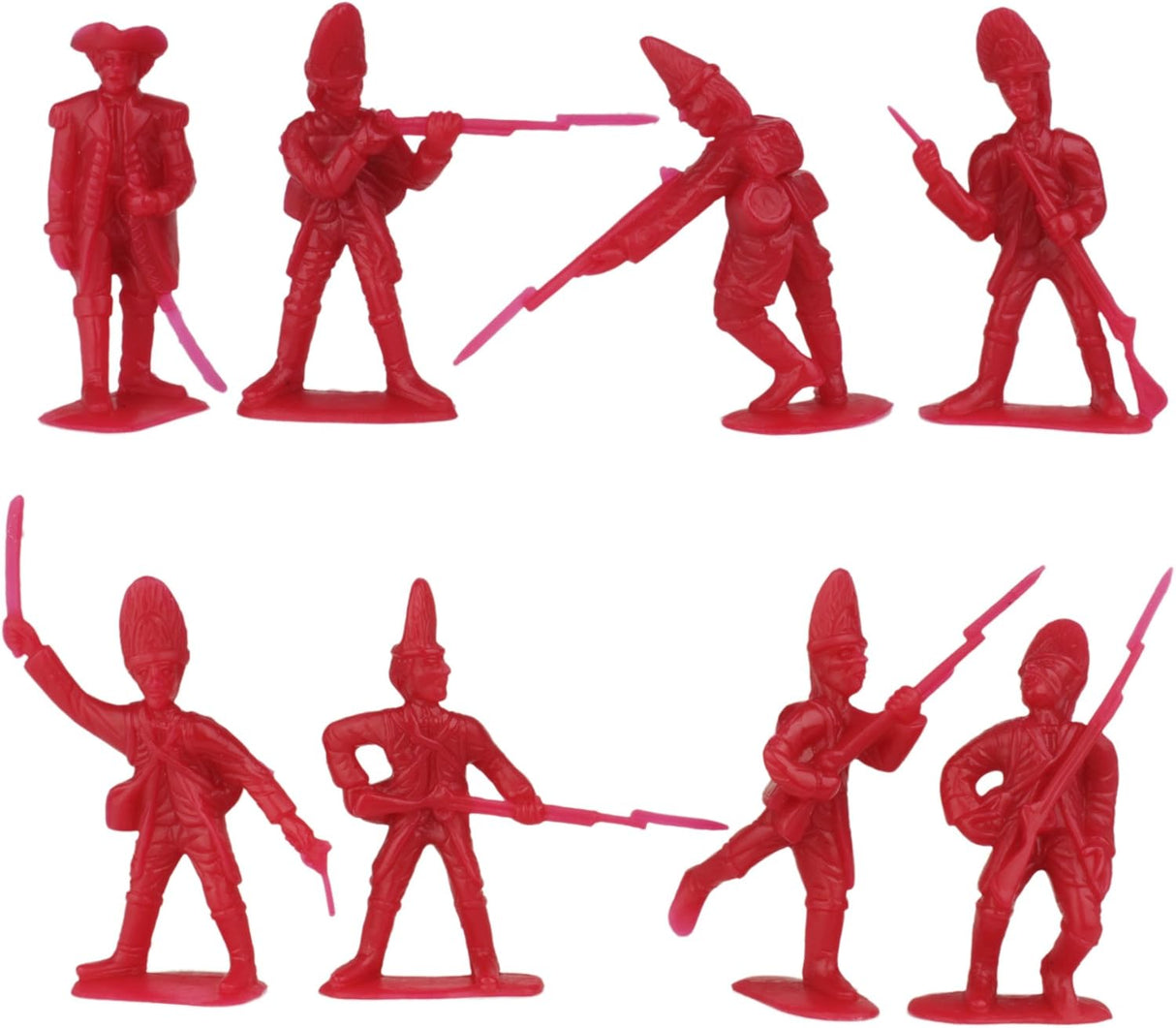 Soldaditos británicos Revolutionary War Plastic Army Men  34