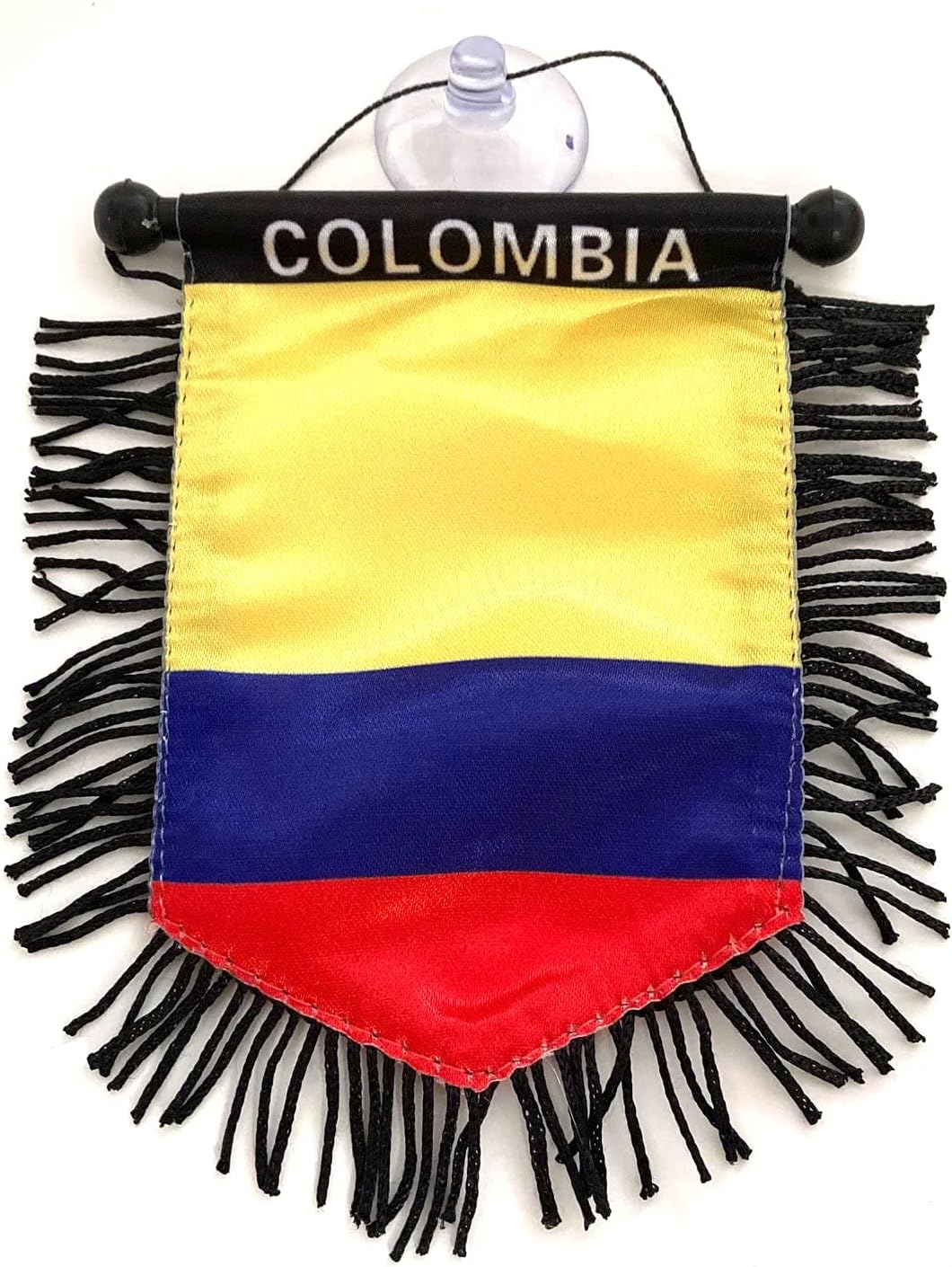 BUNFIREs Bandera de Colombia Mini Banner Espejo Retrovisor Ventana Coche Inicio Orgullo Colombiano