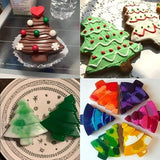 Moldes de Silicona para Árbol de Navidad, 6 Cavidades, 2 Pcs