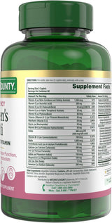 Multivitaminas Mujeres Nature's Bounty, 120 Caplets, Salud y Inmunidad