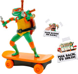 Figura de acción Michelangelo TMNT 5 con acción Shredders