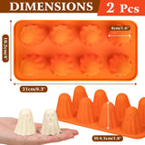 Molde de Silicona Fantasma Kamehame, 2 Pack, Halloween