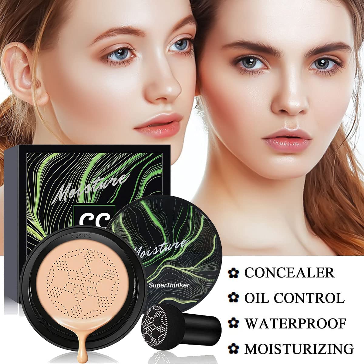 Cuidado Facial Corrector mate de larga duración