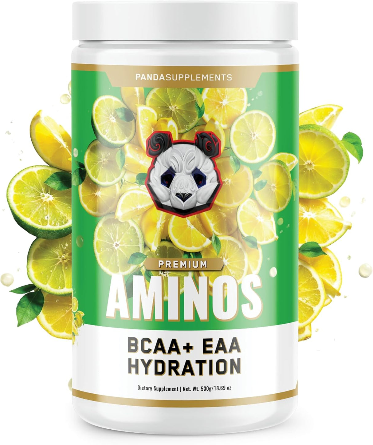 Panda Supps Aminos BCAA + EAA + Hidratación 30 Serv.