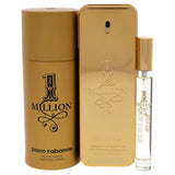 Paco Rabanne 1 Million Men 3.4oz EDT Spray de 3 piezas