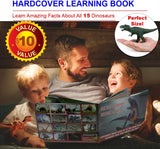 Conjunto de Dinosaurios DinoMax con Libro, 15 Piezas, T-Rex