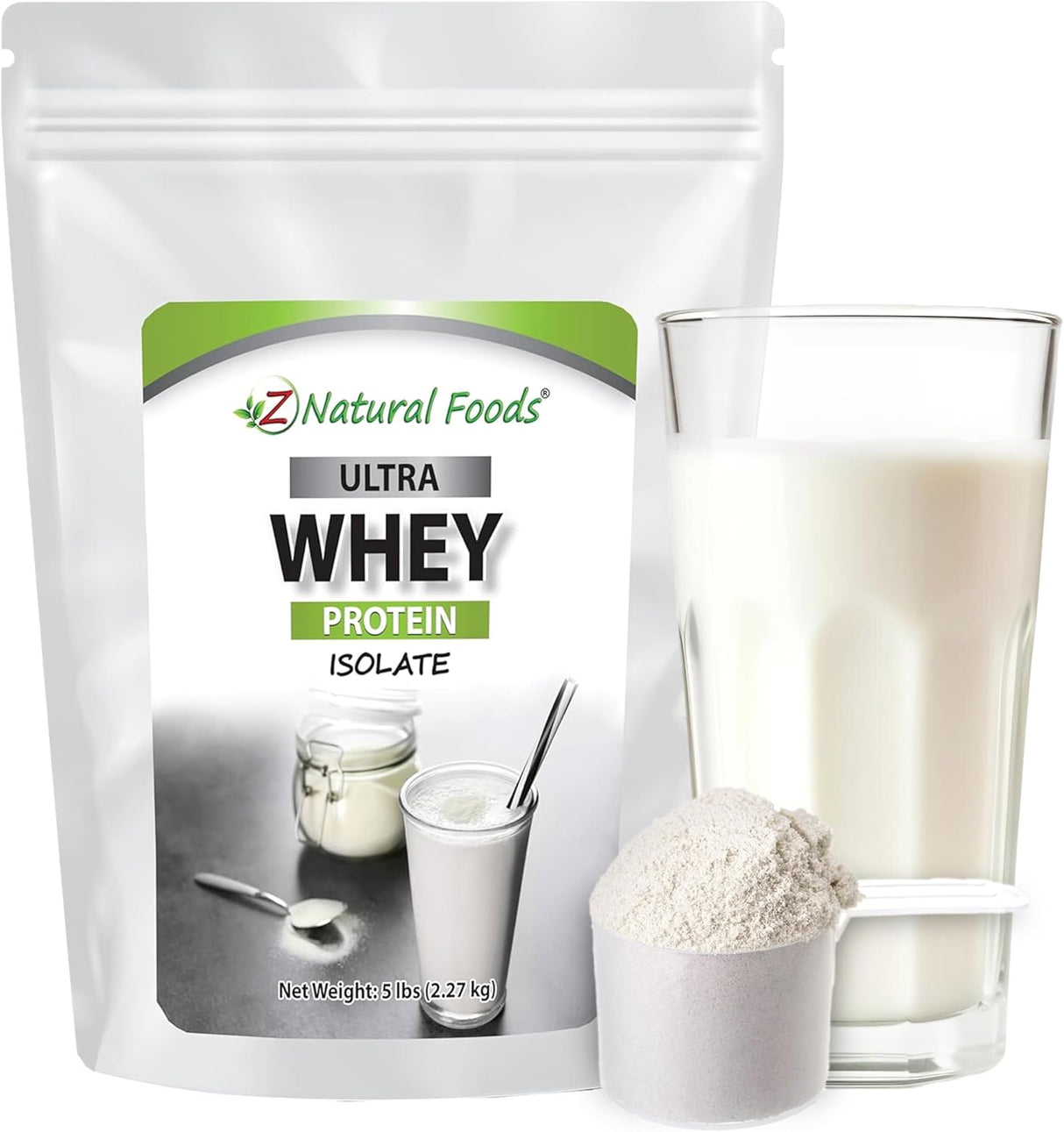 Z Natural Foods Proteína de Suero Ultra Sin Sabor 5 lb