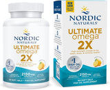 Suplemento Ultimate Omega 2X, sabor a limón, 2,150 mg