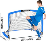 WEKEFON Porterías de fútbol para patio trasero