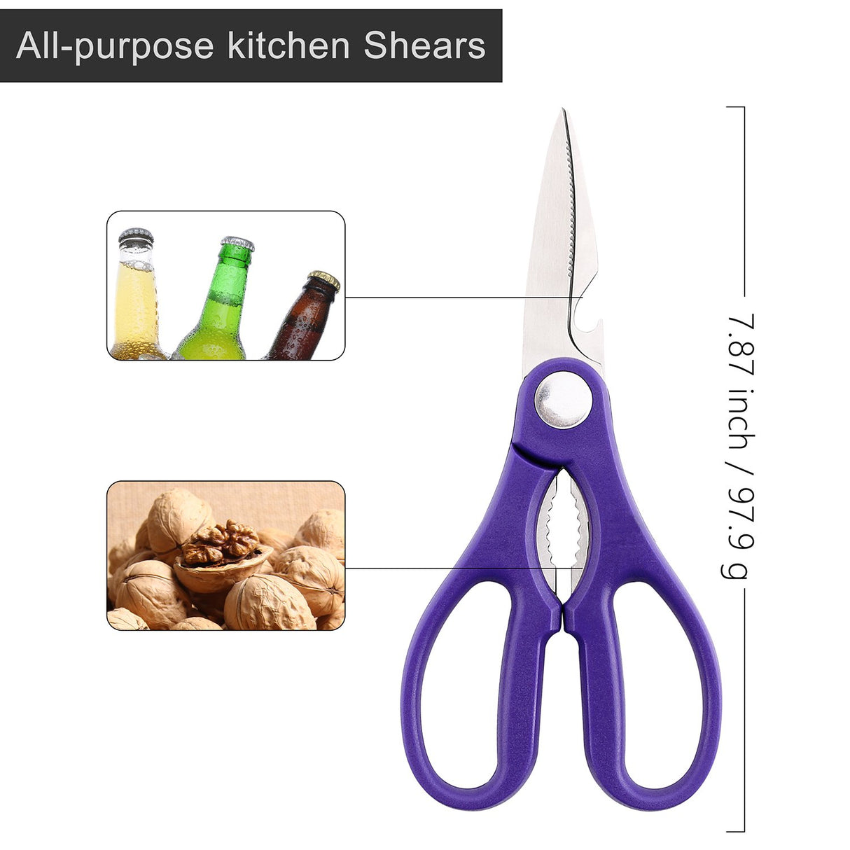 Juego de cuchillos de cocina de acero inoxidable