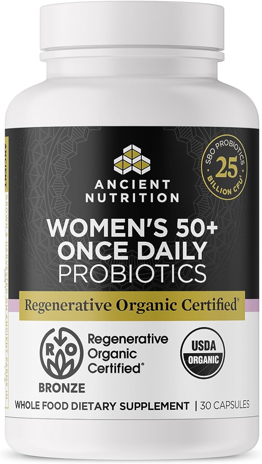 Probióticos regenerativos orgánicos para mujeres +50 años