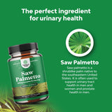 Suplemento Pure Saw Palmetto Extract crecimiento del cabello