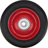 Ruedas de goma sólida PINGEUI 8” 220 lbs, 4 piezas, 1/2”