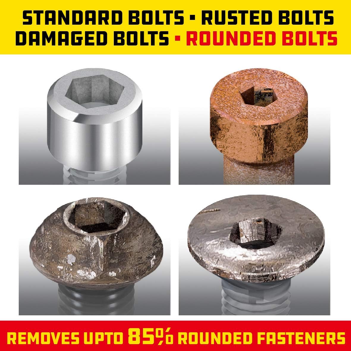 Juego de Llaves Hexagonales SAE Powerbuilt, 9 Piezas, 240096