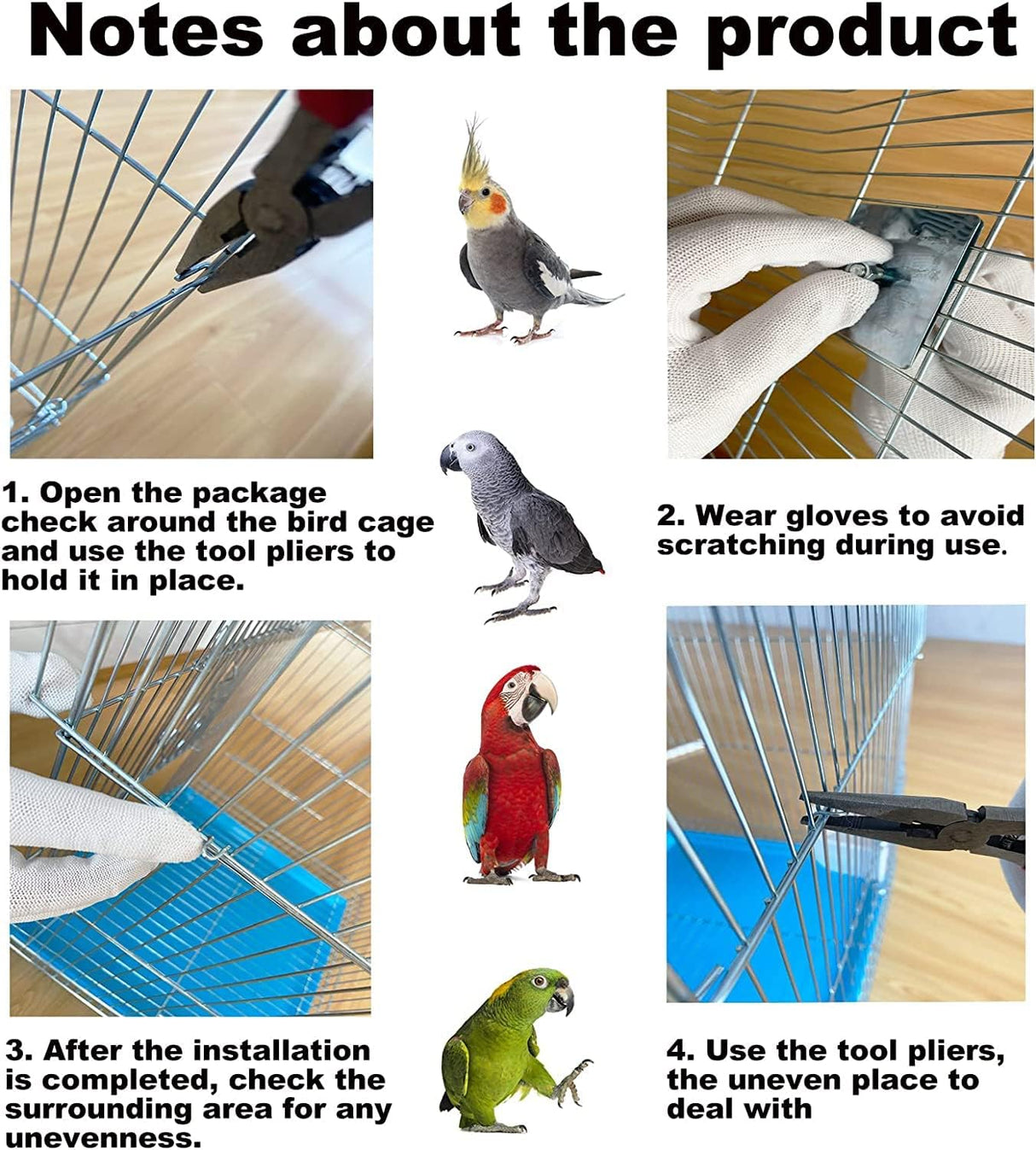 Jaula de viaje para pájaros pequeños, kit de iniciación ligero para pájaros pequeños con jaulas y accesorios, ideal para periquitos, tortolitos, pinzones, canarios