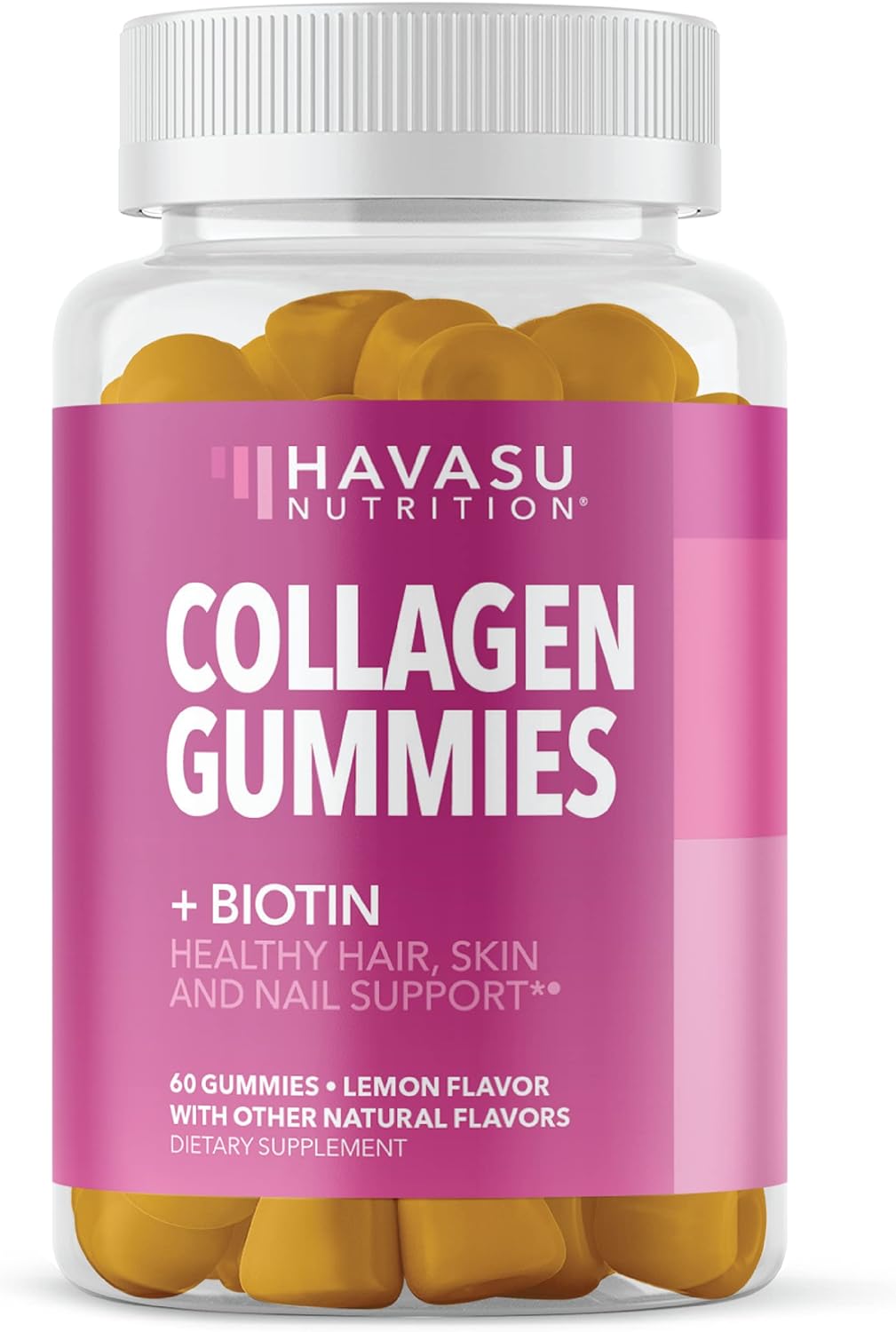 Gomitas de Colágeno para Cabello, Piel y Uñas con Biotina