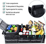 Organizador de maletero impermeable con enfriador, plegable