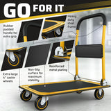 Carro Plegable Mejorado | Capacidad 660 lbs | Carretilla Plegable