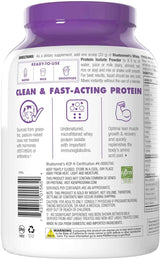 Suero de Proteína Aislada BlueBonnet, 26g, Sin Azúcar, 2L
