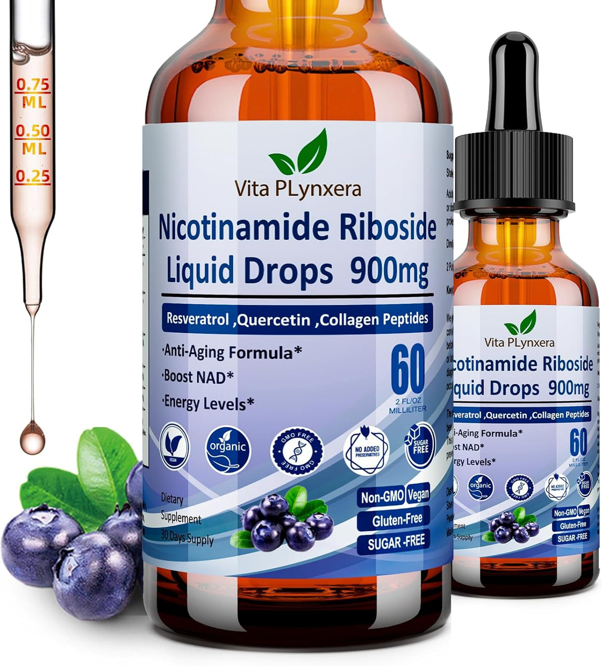 Suplemento de NAD, NR900, Antienvejecimiento, Energía y Enfoque.