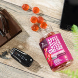 Gomitas veganas de vinagre de sidra de manzana de 1000 mg