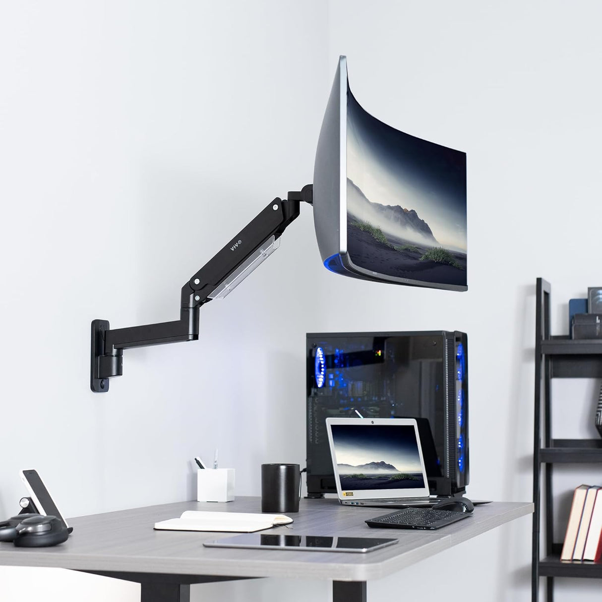 Soporte de Monitor VIVO, para pantallas ultrawide hasta 49, MOUNT-V101G1