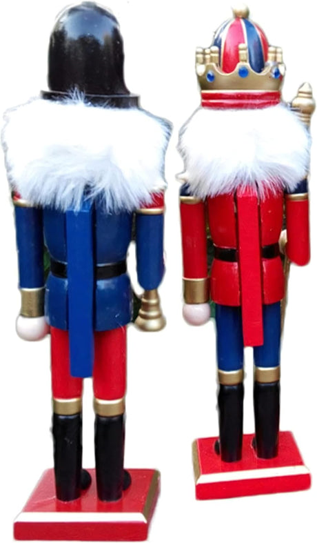 Adorno de Navidad Nutcracker de Madera 12 Pulgadas, Modelo Drum
