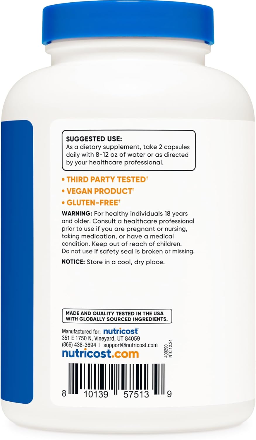 Nutracost extract de musgo irlandés 1200mg 240 caps