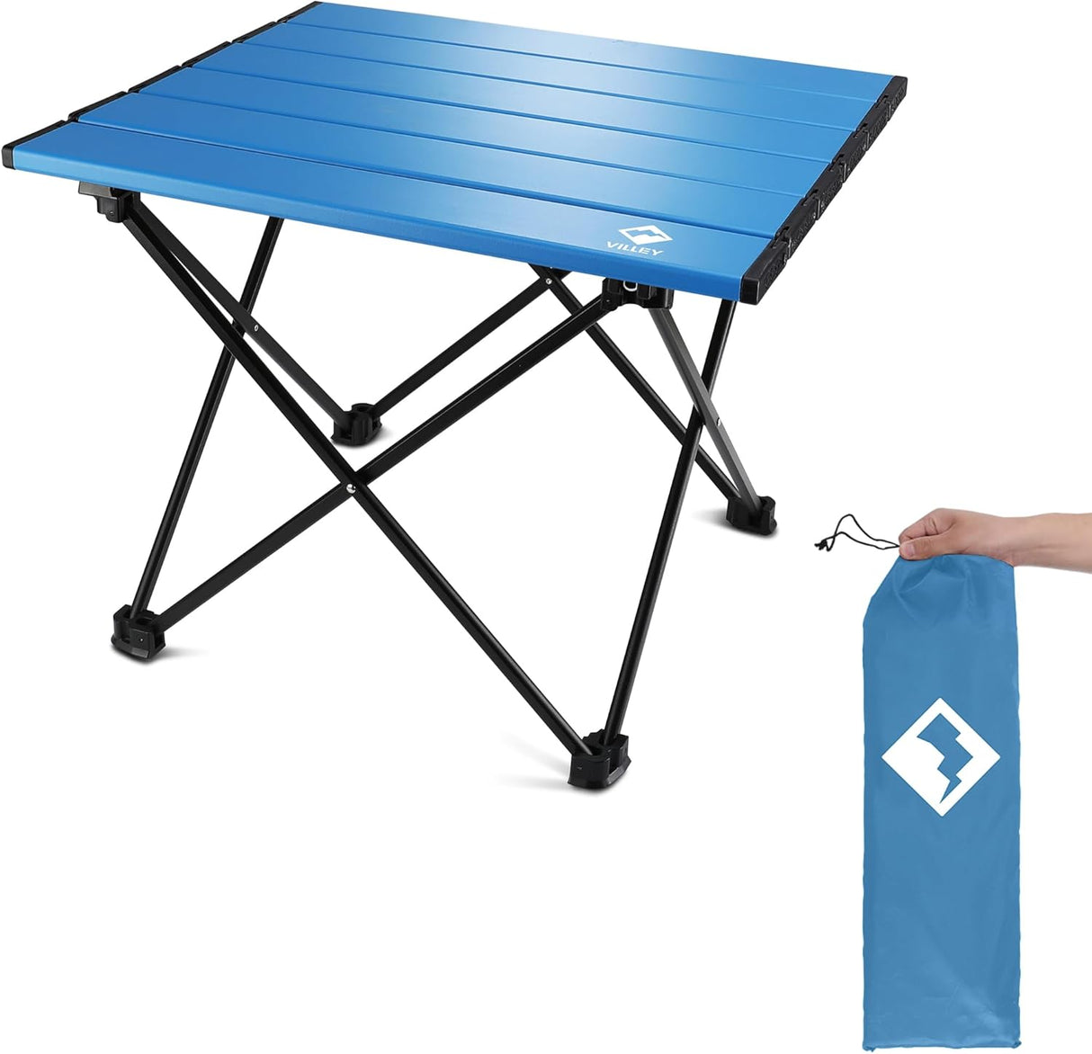Mesa de Camping Plegable Ultraligera con Bolsa de Transporte