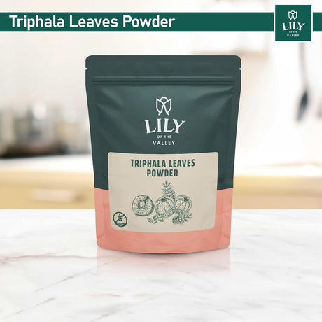 Suplemento Triphala Powder Mezcla de amla haritaki 16 onzas