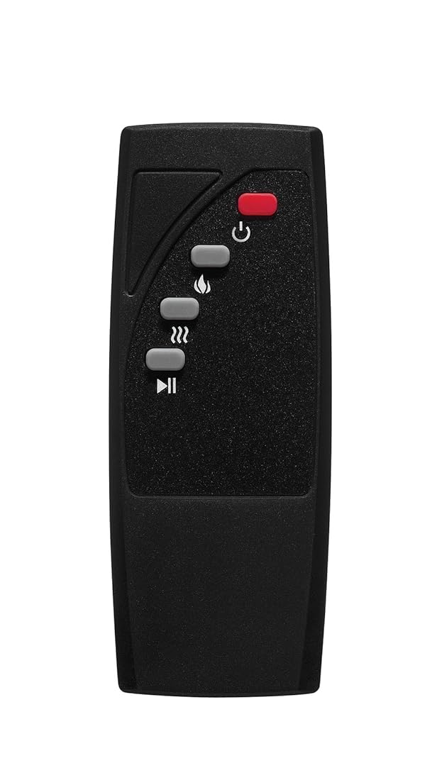 Calentador eléctrico de leña con cama de ascua realista