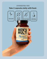 Multivitamínico para Hombres, B Complejo Methylado, 60 Cápsulas