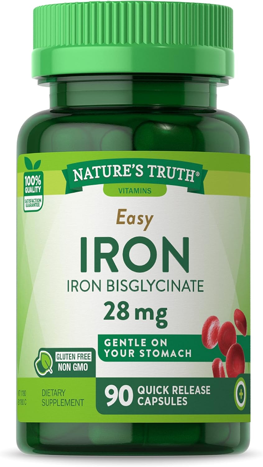 Suplemento Natures Truth Fácil de planchar 28 mg 90 unidad
