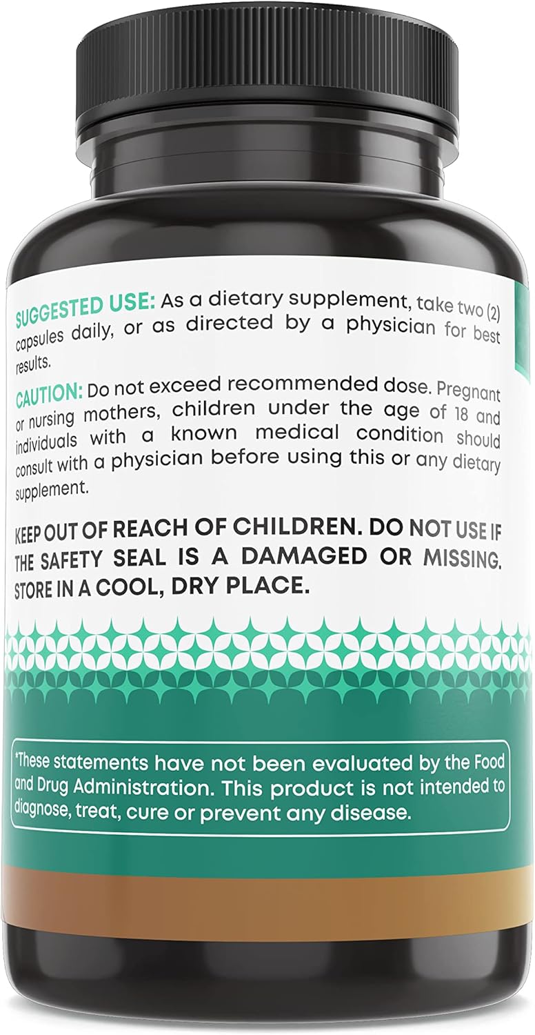 Píldoras de Musgo de Irlanda Orgánico Dr. Sebi 120 cápsulas