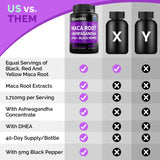 Cápsulas 6 en 1 Maca y Ashwagandha - Energía y Ánimo, 360 Uds.