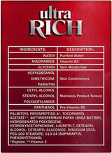 2 Cremas hidratantes faciales sin fragancia Ultra Rich