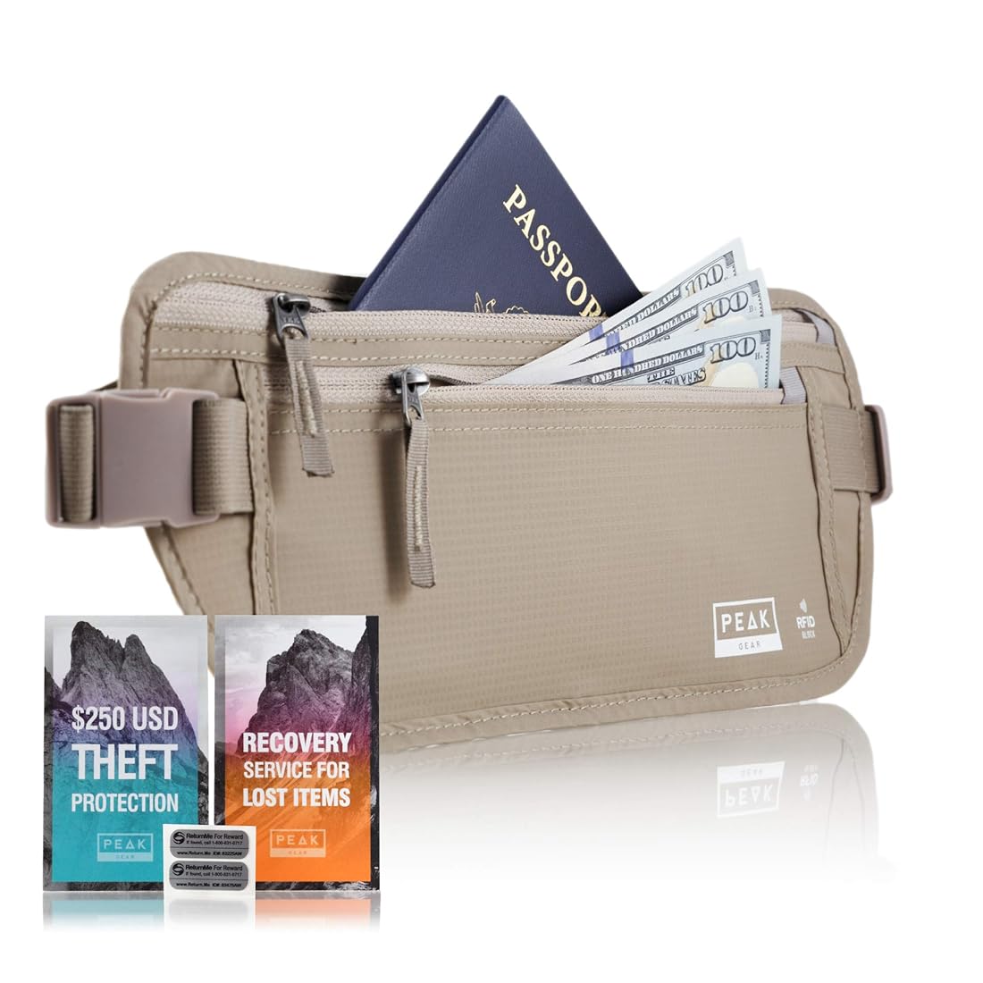 Canguro incluye protección contra robo y etiquetas