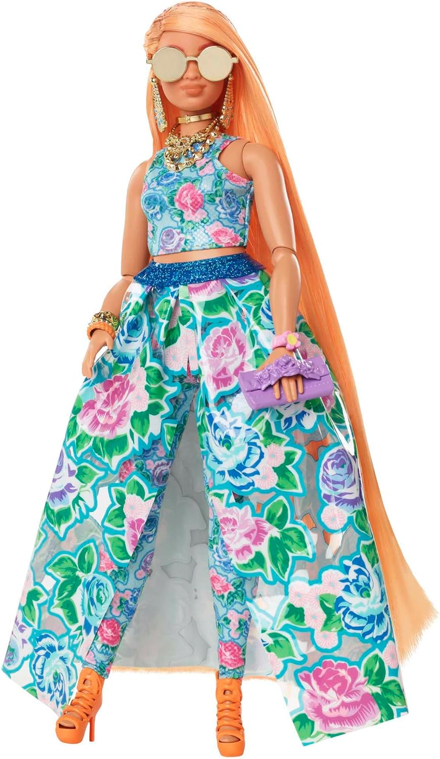 Barbie Extra Fancy Muñeca con Accesorios y Gato Pet
