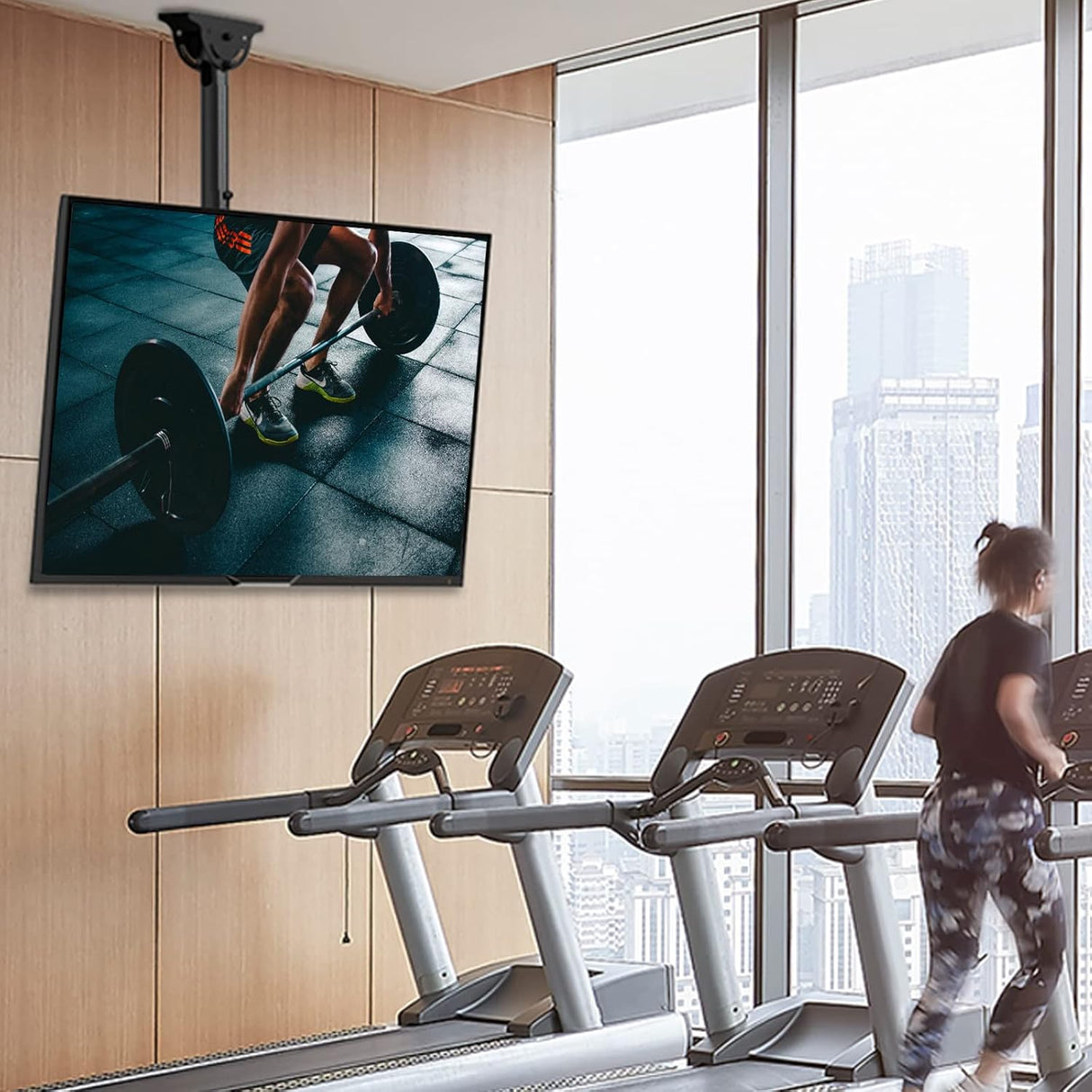 WALI Soporte de techo para TV montaje ajustable