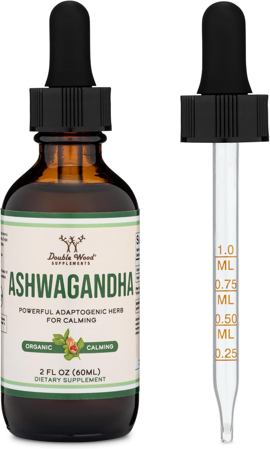 Gotas orgánicas Ashwagandha para aliviar el estrés