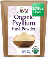 Psyllium Husk Powder 1.75 LB Jiva Organics, Sin Sabor, Keto